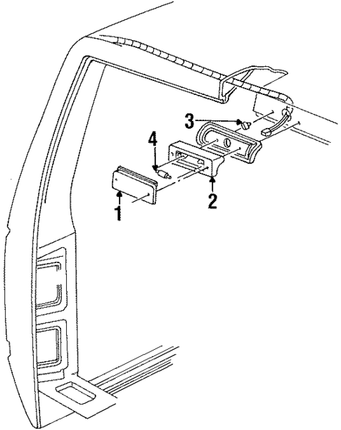 Cargo Lamps for 1993 Chevrolet C1500 #0