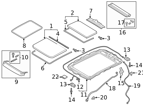 Sunroof for 2025 Audi SQ8 #1