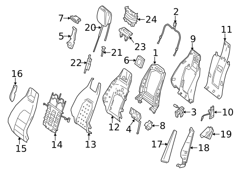 Air Bag Components for 2013 Mercedes-Benz E 350 #8