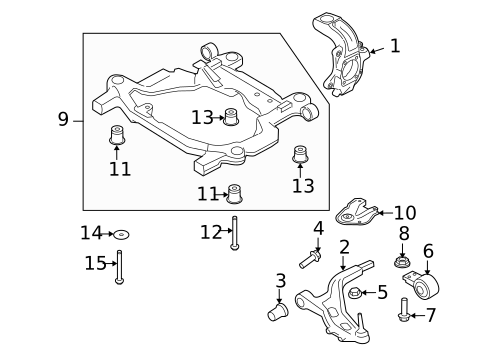 Suspension Components for 2010 Ford Taurus #0