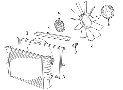 Cooling System for 1995 BMW 740iL #0