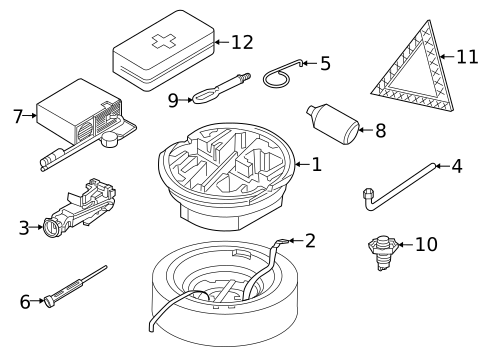 Jack & Components for 2011 Volkswagen Jetta #0