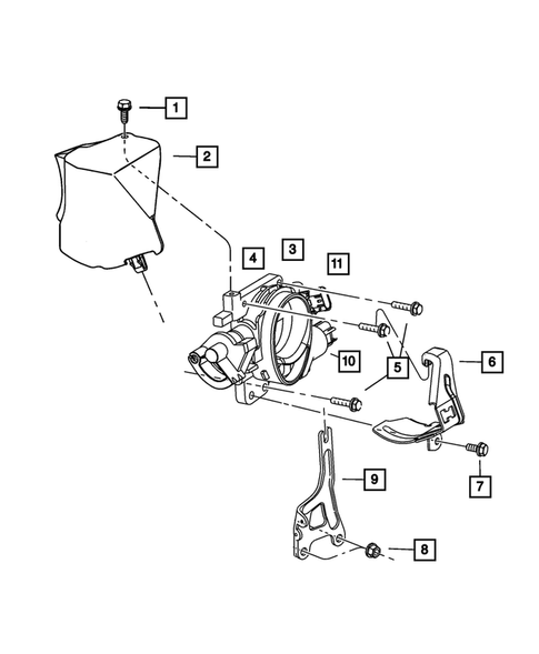 Throttle Body for 2003 Dodge Stratus #0
