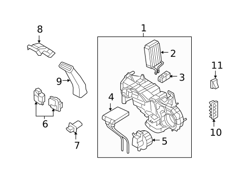 Condenser, Compressor & Lines for 2014 Ford Expedition #2
