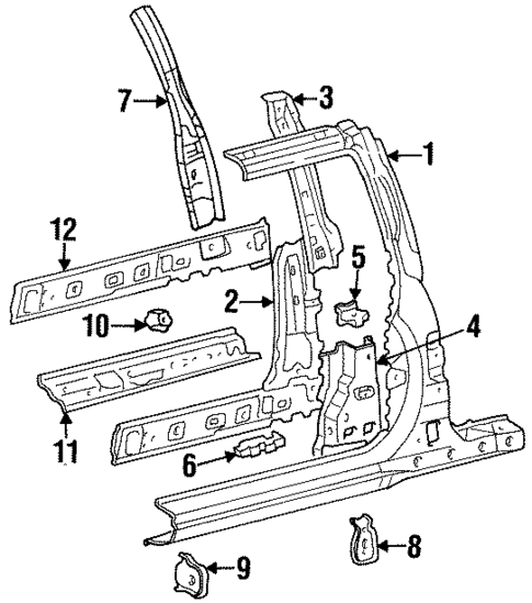 Rocker Panel for 1997 Toyota Paseo #0