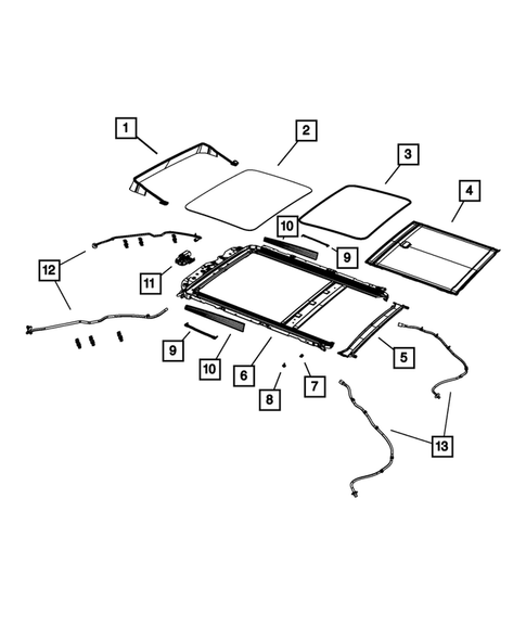 Sunroof for 2015 Chrysler 200 #1