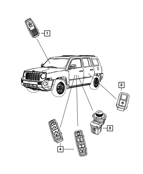 Switches for 2013 Jeep Compass #2