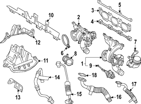 Turbocharger & Components for 2025 BMW M2 #0