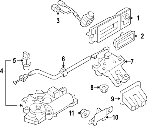 Lock & Hardware for 2025 Audi SQ8 #13