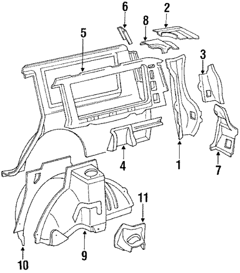 Inner Components for 1988 Toyota Camry #0