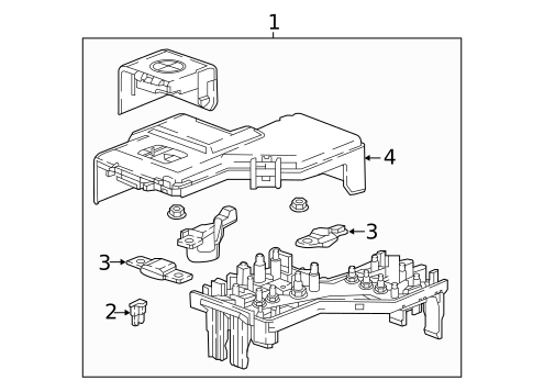 Fuse & Relay for 2022 Cadillac XT6 #0