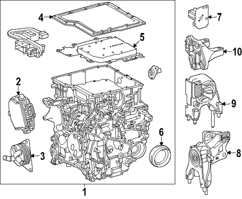Traction Motor Components for 2024 Lexus RZ450e #0