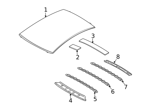 Roof & Components for 2007 INFINITI G35 #0