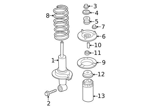 Struts & Components for 2019 Nissan Frontier #0