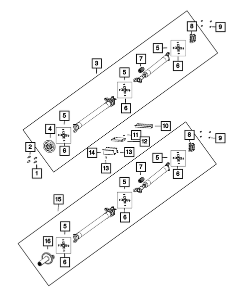 Drive Shaft for 2017 Ram 3500 #0