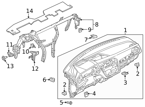 Instrument Panel for 2025 Volkswagen Taos #0