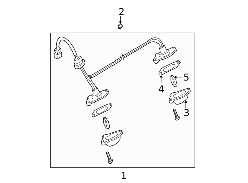 Bulbs - Chassis for 1997 Nissan Pathfinder #3