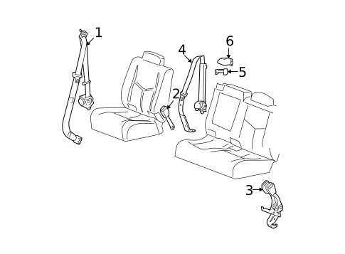 Seat Belt for 2007 Cadillac Escalade EXT #0