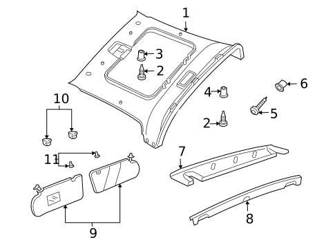 Top & Components for 2003 Land Rover Freelander #1