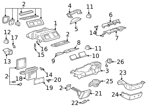 Switches, Solenoids & Actuators for 2005 Pontiac Bonneville #0