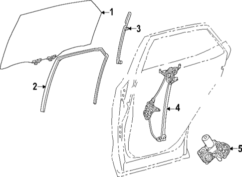 Rear Door for 2024 Lexus RX450h+ #0
