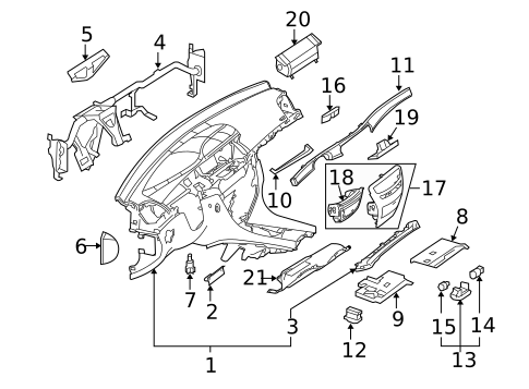 Instrument Panel for 2012 Mercedes-Benz CL600 #1