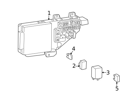Electrical Components for 2003 Chrysler Sebring #2