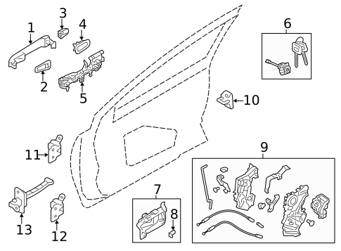 Front Door for 2021 Subaru Forester #2