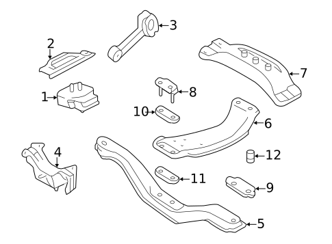 Engine & Trans Mounting for 2015 Subaru XV Crosstrek #0