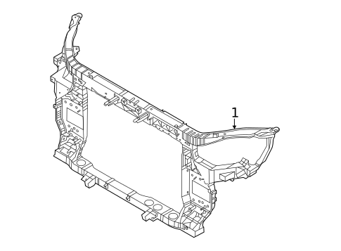 Radiator Support for 2023 Kia Carnival #0