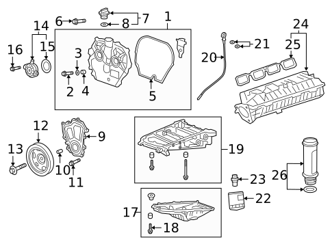 Engine Parts for 2023 GMC Acadia #0