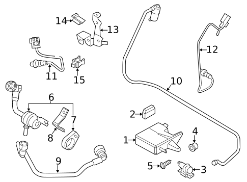 Emission Components for 2014 Mini Cooper Countryman #1