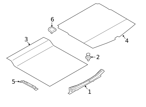 Interior Trim - Rear Body for 2021 BMW 430i #6