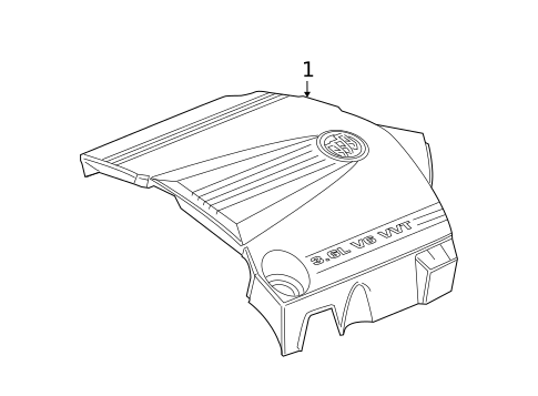Engine Appearance Cover for 2006 Buick LaCrosse #0
