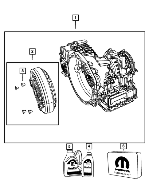 Automatic Transmission / Transaxle and Torque Converter for 2010 Chrysler PT Cruiser #0