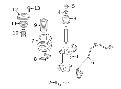 Struts & Components for 2019 Volvo XC40 #1
