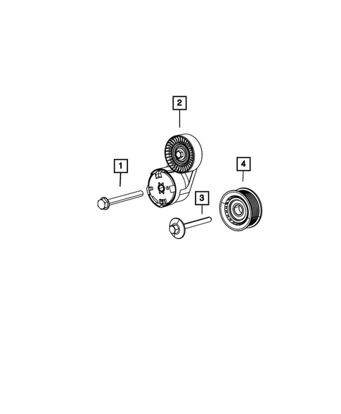 Pulleys and Related Parts for 2018 Dodge Charger #1