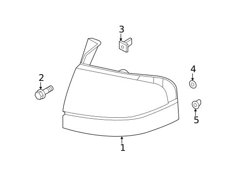 Tail Lamps for 2013 Lincoln MKX #0