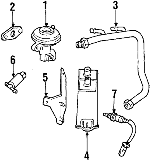 Emission Components for 1995 Ford Windstar #0