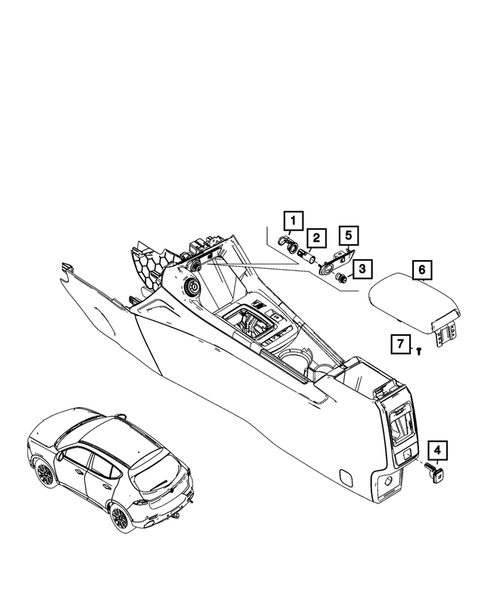 Consoles for 2025 Dodge Hornet #2