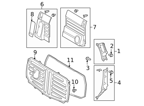 Interior Trim - Cab for 2007 Toyota Tundra #2