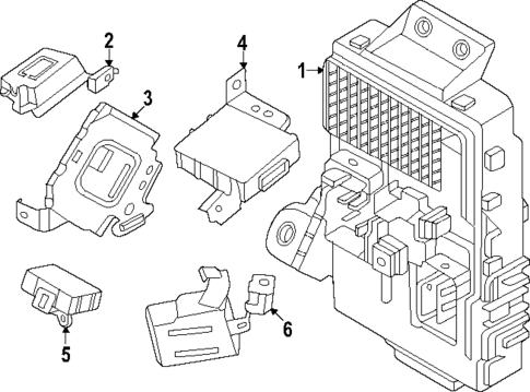 Fuse & Relay for 2023 Genesis Electrified GV70 #0