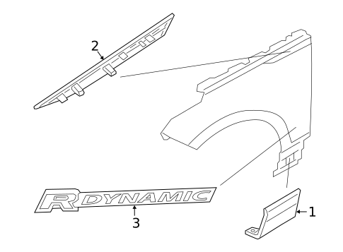 Exterior Trim - Fender for 2021 Land Rover Range Rover Velar #0