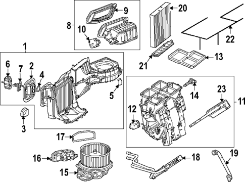 Heater for 2022 Mercedes-Benz GLB 35 AMG® #1