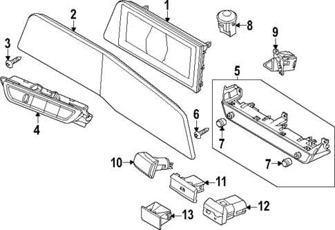 Switches for 2023 Kia Niro EV #1