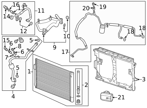 Hardware, Fasteners & Fittings for 2018 Cadillac XT5 #1