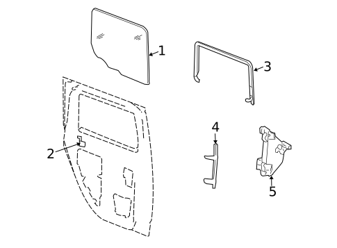 Rear Door for 2004 Hummer H2 #0