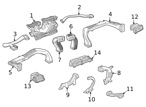 Ducts for 2022 GMC Yukon #0