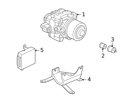Anti-Lock Brakes for 2000 Honda Accord #2