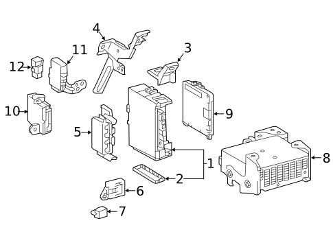 Headlamp Components for 2020 Toyota Tacoma #2